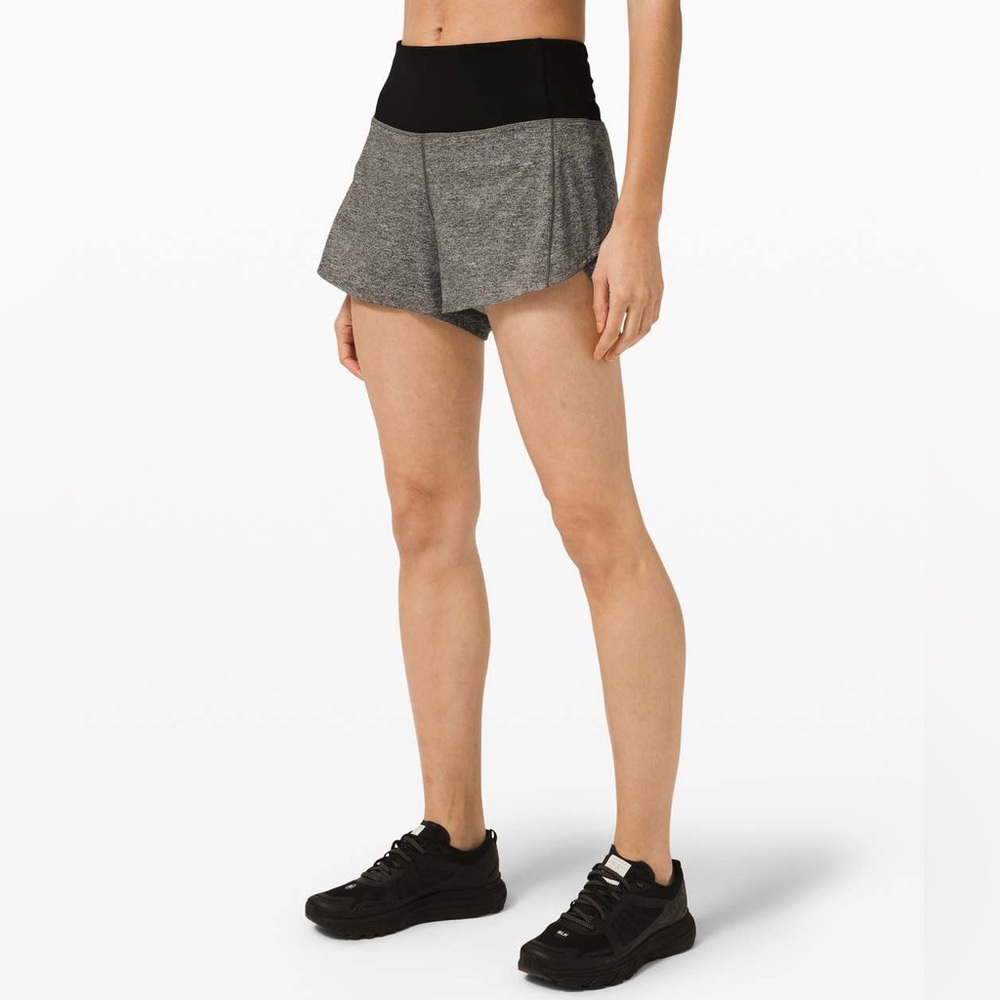 Lululemon Speed Up High-Rise Short 4" *Long
Heather Lux Multi Black / Black 6